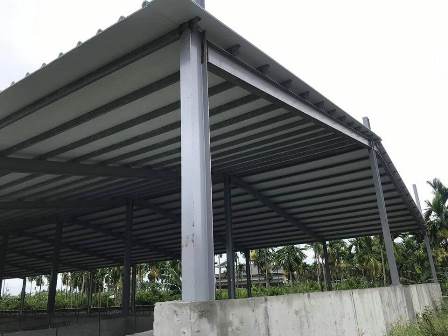 工程實績02-屏東新埔養豬廠-雙層中空PVC塑鋼浪板