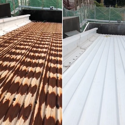 工程實績05-大同高中翻修-採用雙層中空PVC塑鋼浪板